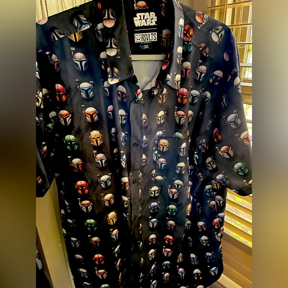 RSVLTS “This Is the Way” Mandalorian button-up size 2X
